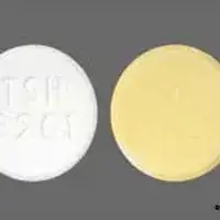 Almacone (Aluminum hydroxide, magnesium hydroxide, and simethicone [ a-loo-mi-num-hye-drox-ide, mag-nee-see-um-hye-drox-ide, and-sye-meth-i-kone ])-TSH 9201-aluminum hydroxide 200mg / magnesium hydroxide 200 mg / simethicone 20mg-White & Yellow-Round