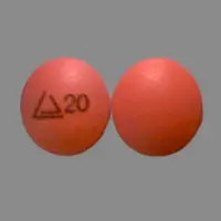 Altoprev (Lovastatin [ loe-va-sta-tin ])-Logo 20-20 mg-Orange-Round