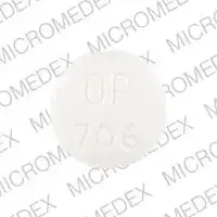 Antabuse (Disulfiram [ dye-sul-fi-ram ])-OP 706-250 mg-White-Round