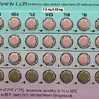 Blisovi fe 1.5/30 (birth control) (Ethinyl estradiol and norethindrone (birth control) [ eth-in-il-ess-tra-dye-ole-and-nor-eth-in-drone ])-LU M22-ferrous fumarate 75 mg-Brown-Round