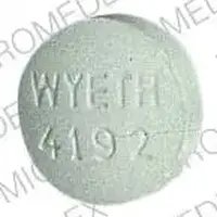 Isordil titradose (Isosorbide dinitrate [ eye-soe-sor-bide-dye-nye-trate ])-WYETH 4192-40 mg-Green-Round