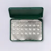 Microgestin 1/20 (birth control) (Ethinyl estradiol and norethindrone (birth control) [ eth-in-il-ess-tra-dye-ole-and-nor-eth-in-drone ])-P-D 915-ethinyl estradiol 0.02 mg / norethindrone 1 mg-White-Round