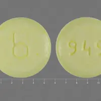 Nortrel 1/35 (birth control) (Ethinyl estradiol and norethindrone (birth control) [ eth-in-il-ess-tra-dye-ole-and-nor-eth-in-drone ])-b 949-ethinyl estradiol 0.035 mg / norethindrone 1mg-Yellow-Round