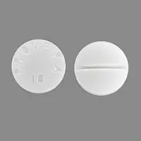 Provera (Medroxyprogesterone (oral) [ me-drox-ee-proe-jes-ter-one ])-PROVERA 10-10 mg-White-Round
