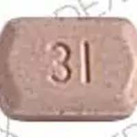 Serzone (Nefazodone [ ne-faz-oh-done ])-31 BMS 50-50 MG-Pink-Six-sided