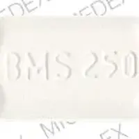 Serzone (Nefazodone [ ne-faz-oh-done ])-BMS 250 41-250 mg-White-Six-sided