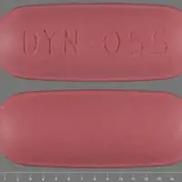 Solodyn (Minocycline [ mye-no-sye-kleen ])-DYN-055-55 mg-Pink-Capsule-shape