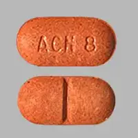 Aceon (Perindopril [ per-in-doe-pril ])-ACN 8-8 mg-Peach-Capsule-shape