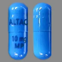 Altace (Ramipril [ ram-i-pril ])-ALTACE 10mg MP-10 mg-Blue-Capsule-shape