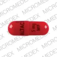 Altace (Ramipril [ ram-i-pril ])-ALTACE 5mg MP-5 mg-Red-Capsule-shape