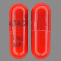 Altace (Ramipril [ ram-i-pril ])-ALTACE 5mg MP-5 mg-Red-Capsule-shape