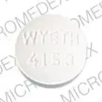 Isordil titradose (Isosorbide dinitrate [ eye-soe-sor-bide-dye-nye-trate ])-WYETH 4153-10 mg-White-Round