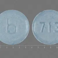 Tri-legest fe (birth control) (Ethinyl estradiol and norethindrone (birth control) [ eth-in-il-ess-tra-dye-ole-and-nor-eth-in-drone ])-b 713-ethinyl estradiol 0.035 mg / norethindrone 1 mg-Blue-Round