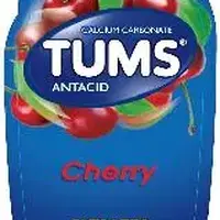 Tums e-x (Calcium carbonate [ kal-see-um-kar-boe-nate ])-TUMS-calcium carbonate 750 mg-Pink-Round