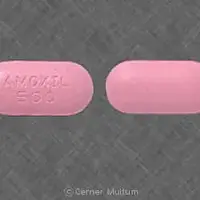 Amoxil (Amoxicillin [ am-ox-i-sil-in ])-AMOXIL 500-500 mg-Pink-Oval