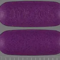 Solodyn (Minocycline [ mye-no-sye-kleen ])-DYN 105-105 mg-Purple-Capsule-shape