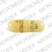 Altace (Ramipril [ ram-i-pril ])-ALTACE 1.25 mg MP-1.25 mg-Yellow-Capsule-shape