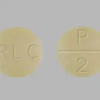 Wp thyroid (Thyroid desiccated [ thye-roid ])-RLC P 2-130 mg (2 grain)-Yellow-Round