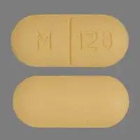 Abacavir (Abacavir [ a-bak-a-veer ])-M 120-300 mg (base)-Peach-Capsule-shape