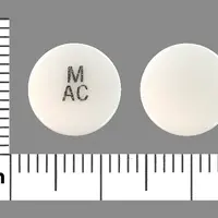 Acamprosate (Acamprosate calcium)-M AC-333 mg-White-Round