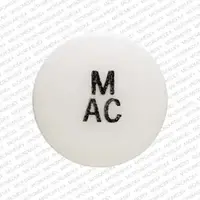 Acamprosate (Acamprosate calcium)-M AC-333 mg-White-Round