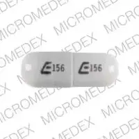 Anagrelide (Anagrelide [ an-ah-gre-lide ])-E156 E156-1 mg-Gray-Capsule-shape