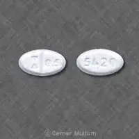 Cabergoline (Cabergoline [ ca-ber-goe-leen ])-Logo 0.5 5420-0.5 mg-White-Oval