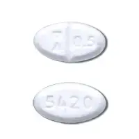 Cabergoline (Cabergoline [ ca-ber-goe-leen ])-Logo 0.5 5420-0.5 mg-White-Oval