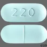 Choline magnesium trisalicylate (Choline magnesium trisalicylate [ koe-leen-mag-nee-see-um-trye-sa-lis-i-late ])-220-750 mg-Blue-Capsule-shape