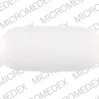 Mucus dm (Dextromethorphan and guaifenesin [ dex-troe-me-thor-fan-and-gwye-fen-e-sin ])-CYP 267-60 MG-1000 MG-White-Oval