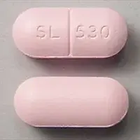 Choline magnesium trisalicylate (Choline magnesium trisalicylate [ koe-leen-mag-nee-see-um-trye-sa-lis-i-late ])-SL 530-1000 mg-Pink-Oval