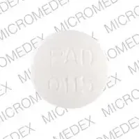 Flavoxate (Flavoxate [ flah-vox-ate ])-PAD 0115-100 mg-White-Round