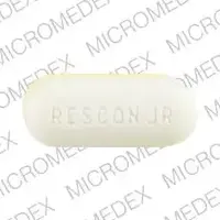 Cold and allergy relief (Chlorpheniramine and phenylephrine [ klor-fen-ir-a-meen-and-fen-il-eff-rin ])-RESCON JR-4 mg / 20 mg-White & Yellow-Capsule-shape