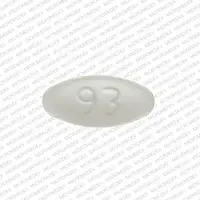 Lamotrigine (Lamotrigine [ la-moe-tri-jeen ])-93 132-25 mg-White-Oval