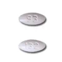 Lamotrigine (Lamotrigine [ la-moe-tri-jeen ])-93 132-25 mg-White-Oval