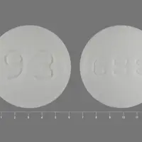 Lamotrigine (Lamotrigine [ la-moe-tri-jeen ])-93 688-5 mg-White-Round