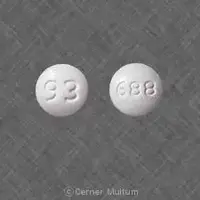 Lamotrigine (Lamotrigine [ la-moe-tri-jeen ])-93 688-5 mg-White-Round