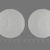 Lamotrigine (Lamotrigine [ la-moe-tri-jeen ])-93 688-5 mg-White-Round