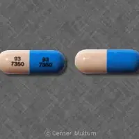 Lansoprazole (Lansoprazole [ lan-soe-pra-zol ])-93 7350 93 7350-15 mg-Blue & Pink-Capsule-shape