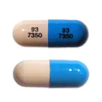 Lansoprazole (Lansoprazole [ lan-soe-pra-zol ])-93 7350 93 7350-15 mg-Blue & Pink-Capsule-shape