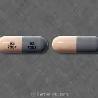 Lansoprazole (Lansoprazole [ lan-soe-pra-zol ])-93 7351 93 7351-30 mg-Gray & Pink-Capsule-shape