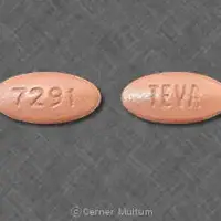 Levofloxacin (systemic) (monograph) (Levaquin)-TEVA 7291-250 mg-Pink-Oval