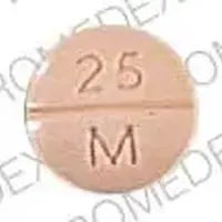 Levothyroxine (oral/injection) (Levothyroxine (oral/injection) [ lee-voe-thye-rox-een ])-25 M-0.025 mg-Pink-Round