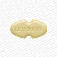 Levoxyl (Levothyroxine [ lee-voe-thye-rox-een ])-LEVOXYL dp 100-100 mcg (0.1 mg)-Yellow-Oval