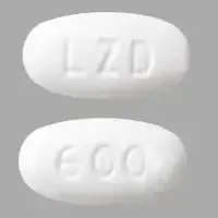 Linezolid (oral/injection) (Linezolid (oral/injection) [ lin-ez-oh-lid ])-LZD 600-600 mg-White-Oval