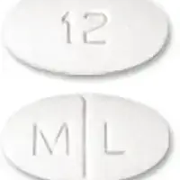 Liothyronine (Liothyronine [ lye-oh-thye-roe-neen ])-M L 12-25 mcg-White-Oval