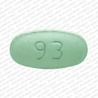 Losartan (Losartan [ loe-sar-tan ])-93 7364-25 mg-Green-Oval