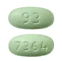 Losartan (Losartan [ loe-sar-tan ])-93 7364-25 mg-Green-Oval