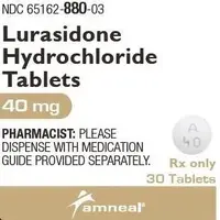 Lurasidone (Lurasidone [ loo-ras-i-done ])-A 40-40 mg-White-Round