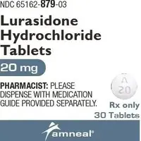 Lurasidone (Lurasidone [ loo-ras-i-done ])-A20-20 mg-White-Round